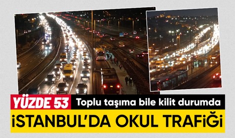 Okullar bugün açılırken İstanbul'da da trafik yoğunluğu oluştu