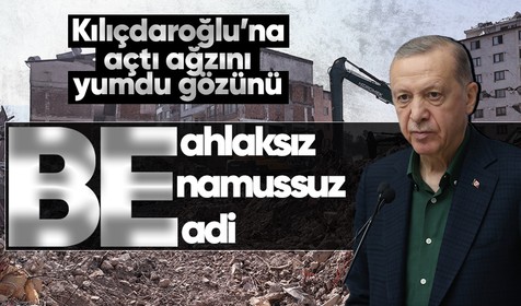 Son dakika deprem haberleri... MHP Genel Başkanı Devlet Bahçeli'yle Osmaniye'ye giden Cumhurbaşkanı Erdoğan sert konuştu: Be namussuz be ahlaksız be adi