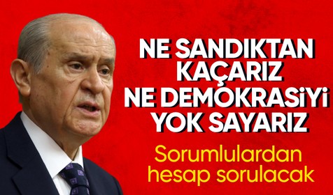 MHP lideri Devlet Bahçeli partisinin grup toplantısında konuştu