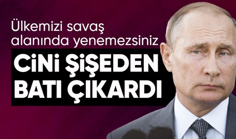 Rusya Devlet Başkanı Putin konuştu: Savaşı Batı başlattı, bizi savaş alanında yenemezler
