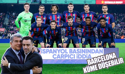 Barcelona'ya büyük şok! Küme düşme tehlikesi ve 5 yıl men...