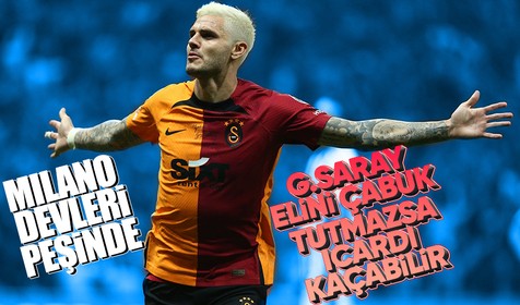 Galatasaray'ın yıldızı Mauro Icardi için Inter ve Milan devreye girdi