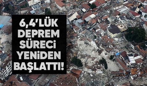 Kahramanmaraş merkezli meydana gelen deprem felaketleri sonrası 6,4 büyüklüğünde depremin yaşandığı Hatay'da binalar yeniden inceleniyor