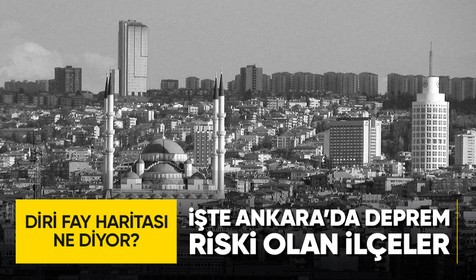 AFAD ve MTA yenilenmiş diri fay hattı haritasını paylaştı! İşte Ankara'da deprem riski olan ilçeler