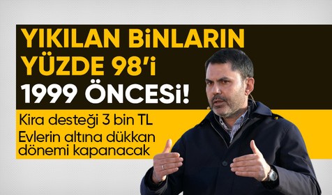Çevre, Şehircilik ve İklim Değişikliği Bakanı Murat Kurum depreme ilişkin konuştu: Kira desteği 3 bil TL'ye çıkarıldı