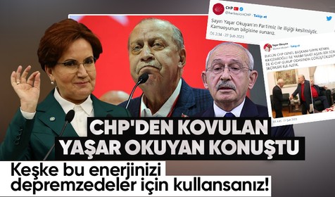 CHP'den ihraç edilen Yaşar Okuyan: Yüksek disiplin kurulu sizin ifadenizi alır