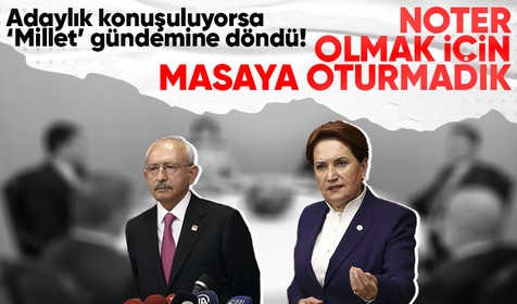 CHP'lilerin "Altılı masa Kemal Kılıçdaroğlu'nun adaylığı için kuruldu" sözlerine Akşener'den tepki: Bu masa noter görevi görmeyecek