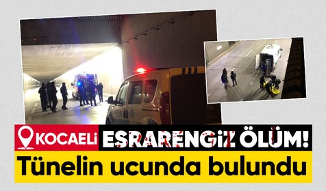 Kocaeli'nde köprüden tünele düşen yaşlı adam hayatını kaybetti