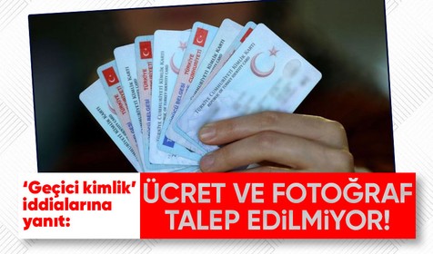 Nüfus ve Vatandaşlık İşleri Genel Müdürlüğü açıkladı: Ücret ve fotoğraf talep etmiyoruz!