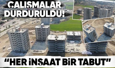 Türkiye'de meydana gelen deprem felaketlerinin ardından Adana Valiliği 6 Şubat öncesinde başlayan ve henüz bitmeyen inşaatların yapımını durdurdu!