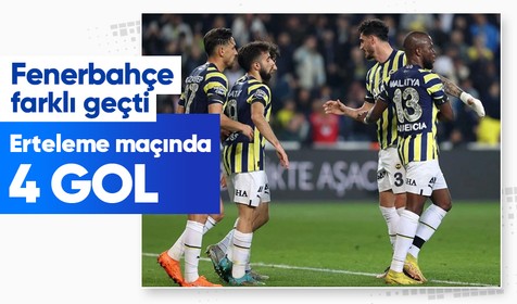 Fenerbahçe erteleme maçında Konyaspor'u rahat geçti