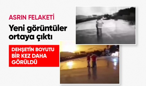 Hatay'da Kahramanmaraş merkezli depremlerin yaşandığı geceye ilişkin yeni görüntüler ortaya çıktı