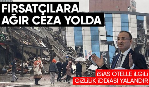 İçişleri Bakanı Süleyman Soylu ve Adalet Bakanı Bekir Bozdağ, açıklamalarda bulundu