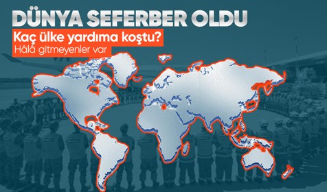 Asrın felaketi için Dünya seferber oldu! Kaç ülkeden kaç kişi geldiğini Bakan Çavuşoğlu açıkladı, hala gitmeyenler var