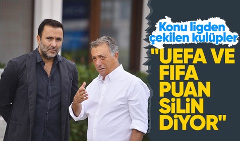 Beşiktaş'tan ligden çekilen takımlarla ilgili flaş açıklama! "UEFA ve FIFA puan silin diyor"