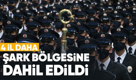 Depremin etkilediği 4 il, şark görevi bölgelerine eklendi