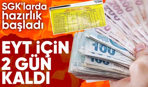 EYT için geri sayım başladı! TBMM'ye geliyor SGK'larda hazırlık başladı