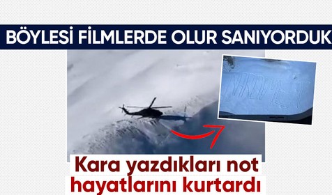 Mehmetçik tüm tehlikeleri göze aldı! Kara yazdıkları not sayesinde hayatları kurtuldu! "Bu sahneleri filmlerde görürdük"