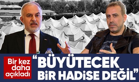 Kızılay'ın AHBAP'a parayla çadır satması sonrası Kızılay Genel Başkanı Kerem Kınık canlı yayına çıktı: Büyütecek bir hadise değil