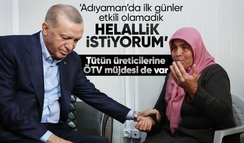 Son dakika deprem haberleri... Cumhurbaşkanı Recep Tayyip Erdoğan: Adıyaman'da birkaç gün etkin olamadık sizden helallik istiyorum