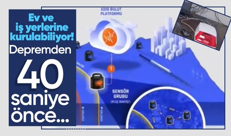 Yaşanan deprem felaketlerinin ardından depremi 35-40 saniye öncesinde haber veren sistemin geliştirilmesi gündem oldu!