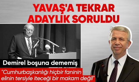 Ankara Büyükşehir Belediye Başkanı Mansur Yavaş: Altılı Masa oy birliği ile karar alırsa görev olarak kabul edebilirim