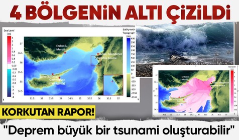 ODTÜ depremin ardından tsunami raporunu bitirdi! "Deprem büyük bir tsunami oluşturabilir"