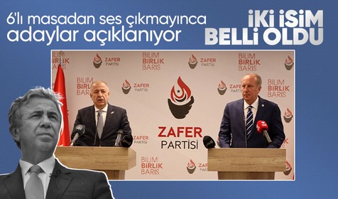 Zafer Partisi Genel Başkanı Ümit Özdağ'dan adaylık açıklaması: Mansur Yavaş aday olmazsa Memleket Partisi Genel Başkanı Muharrem İnce