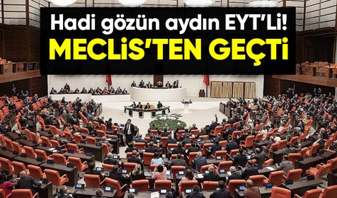 Emeklilikle Yaşa Takılanlar yasa teklifi TBMM'de kabul edildi