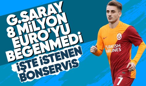 Galatasaray'ın yıldızı Kerem Aktürkoğlu'na yeni teklif 8 milyon euro! Galatasaray'ın istediği bonservis...
