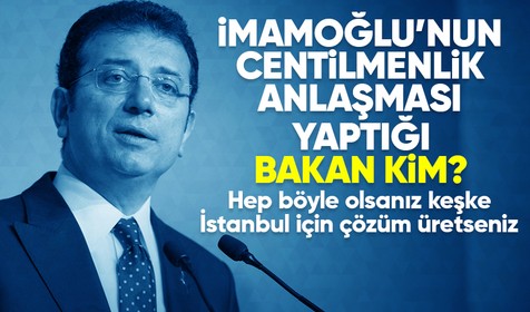 İstanbul Büyükşehir Belediye Başkanı Ekrem İmamoğlu'ndan Çevre, Şehircilik ve İklim Değişikliği Bakanı Murat Kurum ile ilgili açıklama