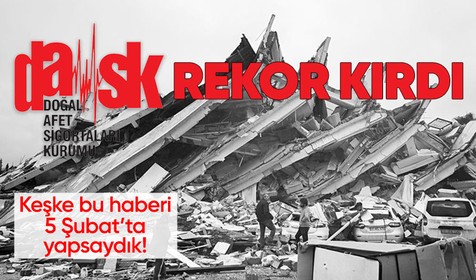 Depremler sonrası  Doğal Afet Sigortaları Kurumu'na yapılan ihbar sayıları arttı! Yapılan ödeme 1,5 milyar liraya ulaştı...