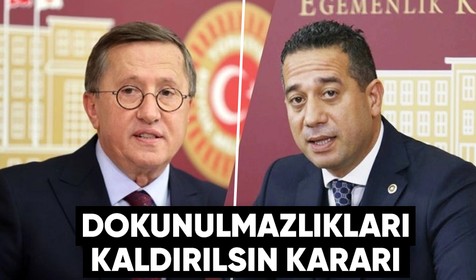 Karma Komisyon kararı verdi: İYİ Partili Lütfü Türkkan ve CHP'li Ali Mahir Başarır'nın dokunulmazlığı kaldırılsın