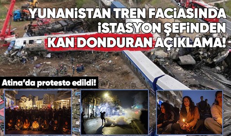 Yunanistan'da meydana gelen tren faciasının ardından istasyon şefinden açıklama geldi! Sözleri kan dondurdu...