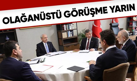 Akşener'in masayı devirmesinin ardından 5 parti lideri yarın bir araya gelecek