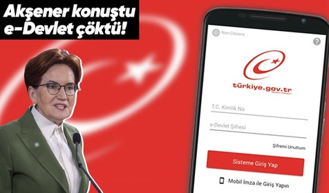 İYİ Parti Genel Başkanı Meral Akşener'in açıklamalarının ardından İYİ Parti istifaları e-Devlet sistemini tıkadı!