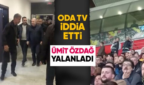 Oda TV Ümit Özdağ'ın Kayserispor - Fenerbahçe maçından ayrıldığını iddia etti! Ümit Özdağ yalanladı
