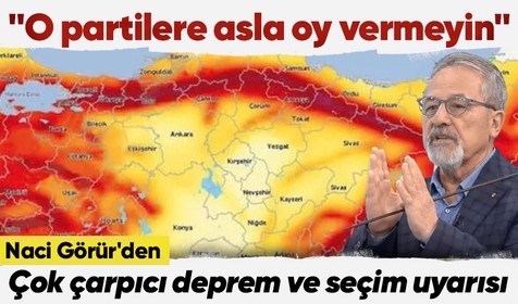Naci Görür'den çok çarpıcı deprem ve seçim uyarısı: O partilere asla oy vermeyin