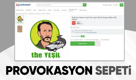 ciceksepeti.com isimli sitede “yeşil” kod isimli Mahmut Yıldırım ve Toros logosunu taşıyan hediyelik ürün satışı gündem oldu