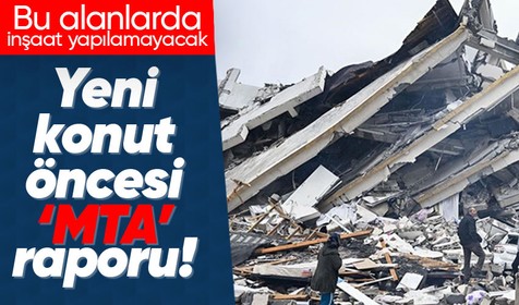 Depremlerin ardından yapılacak olan yeni yerleşim yerlerinde MTA uzmanlarınca diri fay hattı bulunup bulunmadığı kontrol edilecek