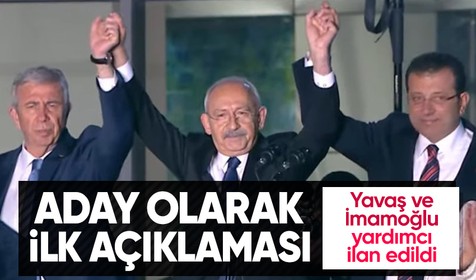 Millet İttifakı'nın adayı Kılıçdaroğlu'ndan ilk açıklama