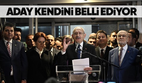 Son dakika haberleri.... Millet İttifakı'nın Cumhurbaşkanı adayı Kemal Kılıçdaroğlu