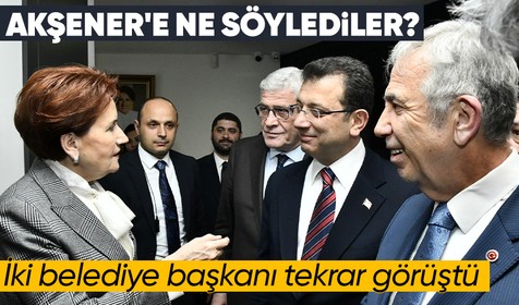 Son dakika: İYİ Parti Genel Merkezi'nde hareketli dakikalar! Akşener ile görüşen İmamoğlu ve Yavaş ne dedi?