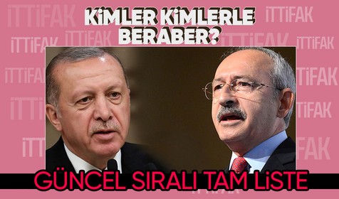 Hangi parti kimi destekliyor? İttifaklar şekillenmeye başladı! İşte Cumhurbaşkanı Recep Tayyip Erdoğan'ı ve Kemal Kılıçdaroğlu'nu destekleyen partiler