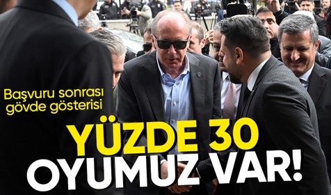 Memleket Partisi Genel Başkanı Muharrem İnce, adaylık başvurusunu yaptı iddialı sözler söyledi: Yüzde 30'un üzerinde oyumuz var