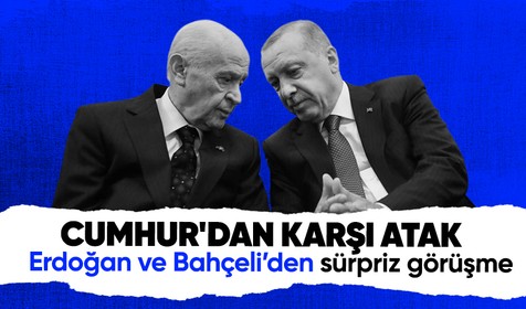 Son dakika haberi... Cumhurbaşkanı Recep Tayyip Erdoğan ile MHP Genel Başkanı Devlet Bahçeli'den sürpriz görüşme