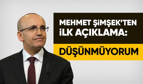 AK Parti Genel merkezinde Cumhurbaşkanı Erdoğan ile görüşmüştü! Mehmet Şimşek’ten ilk açıklama: Düşünmüyorum