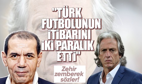 Dursun Özbek'ten Jorge Jesus'a çarpıcı ifadeler! "Türk futbolunun itibarını iki paralık etti"