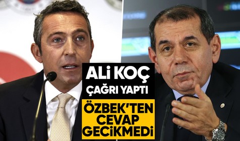 Fenerbahçe Kulübü Başkanı Ali Koç'un Galatasaray Kulübü Başkanı Dursun Özbek'e çağrısına cevap