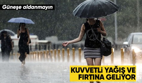 Meteoroloji uyardı: Kuvvetli yağış ve fırtına geliyor | 21 MART YURT GENELİNDE HAVA DURUMU